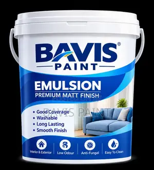 BAVIS Emulsion Paint - 20KG - Bright White & All Colours - Anti-Fading
