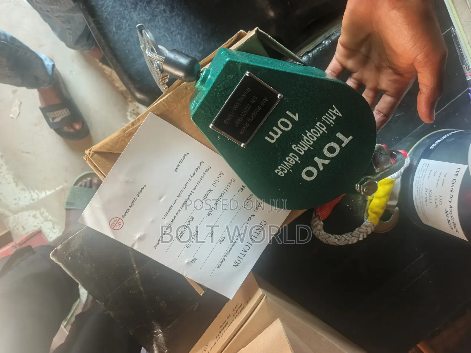 TOYO Anti-Dropping Device/Fall Aresster 10Mtrs