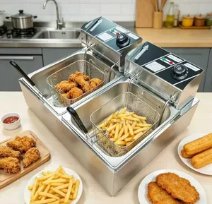 Electric Fryer Double Basket 5liters