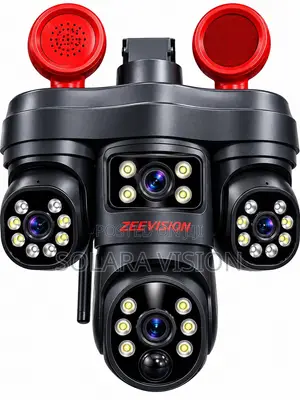 T33 Intelligent Solar PTZ Camera Featuring a Triple Lens 4g Lte