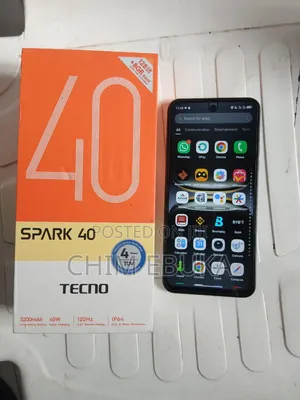 New Tecno Spark 40 128 GB Black