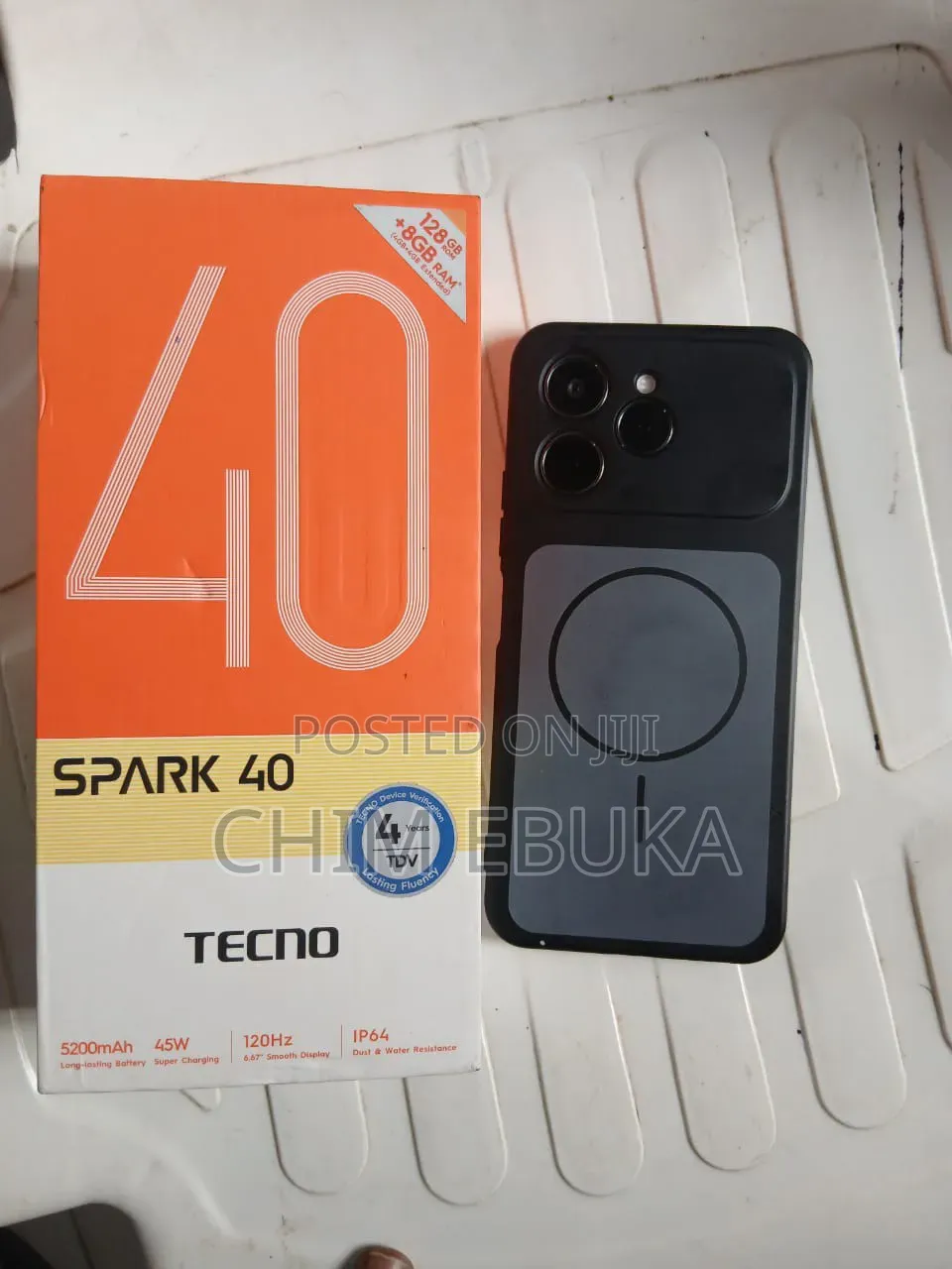 New Tecno Spark 40 128 GB Black