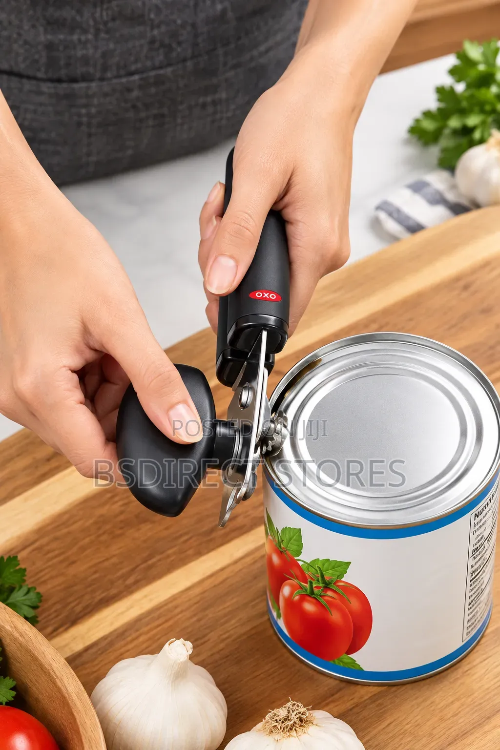 OXO Softworks Soft Handled Can Opener Built in Bottle Opener