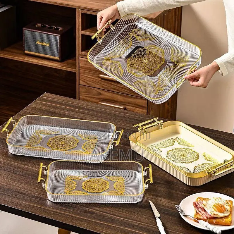 3pcs Acrylic Serving Tray