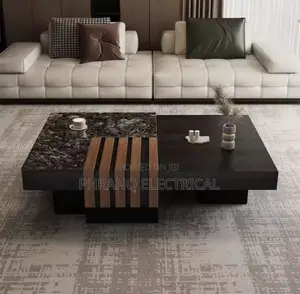 Movable and Retractable Modern Decorative Coffee Table