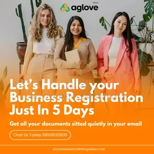 Business Name, Company Registration Cac/Scuml/Trademark/Int Passport
