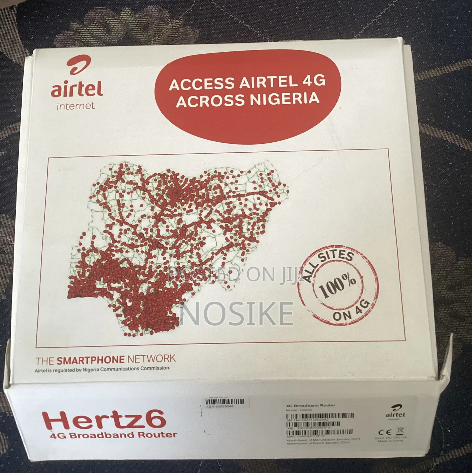AIRTEL Hertz6 4G Broadband Router