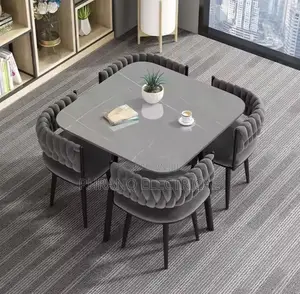Light Luxury Extendable Foldable Dining Table Set