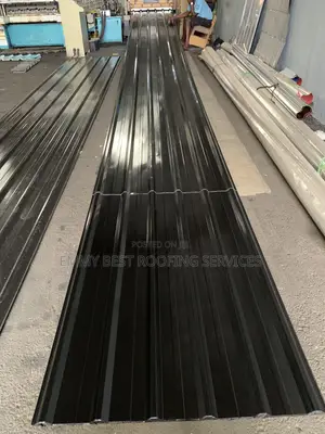 Black Longspan 0.45mm Roofing Sheet - Affordable & Durable