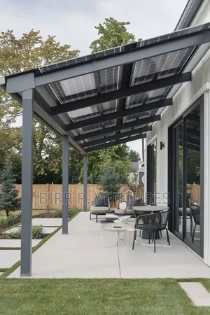 Patio Roof Framework and Covering
