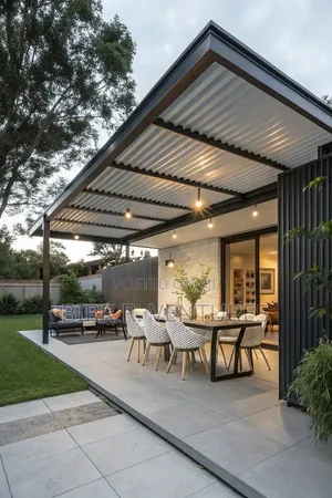 Patio Roofing for Guest Reception Areas
