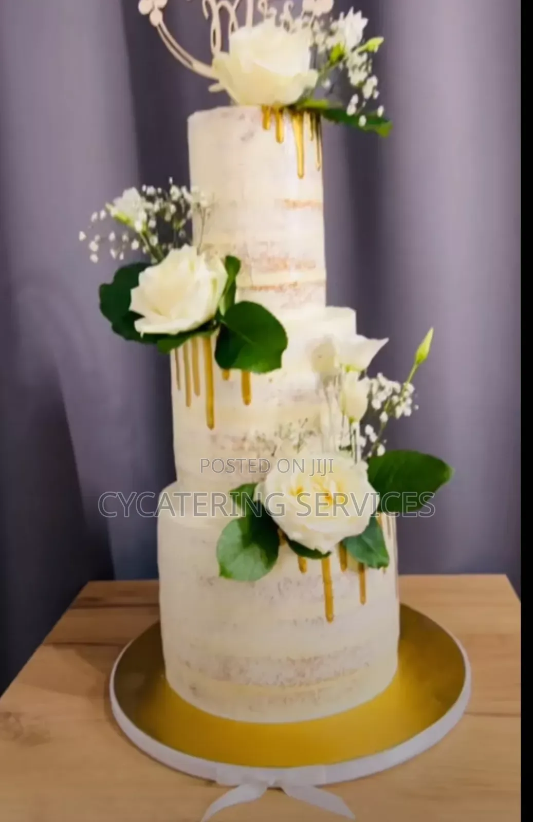 Affordable 3 Step Wedding Cake
