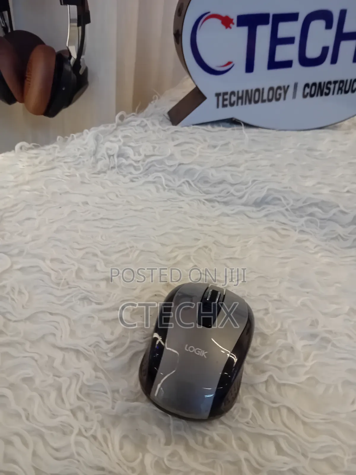 LOGIK L3BWLM23 Wireless Optical Mouse - Grey & Black