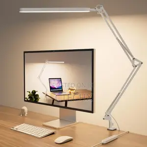 SKYLEO Desk Lamp Adjustable Swing Arm - Timmer & Memory Function - 12W