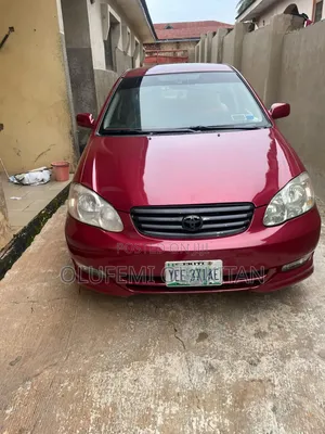 Toyota Corolla Sedan 2003 Red