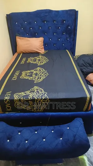 Brand New 4.5x6 Bedframe + Mattress
