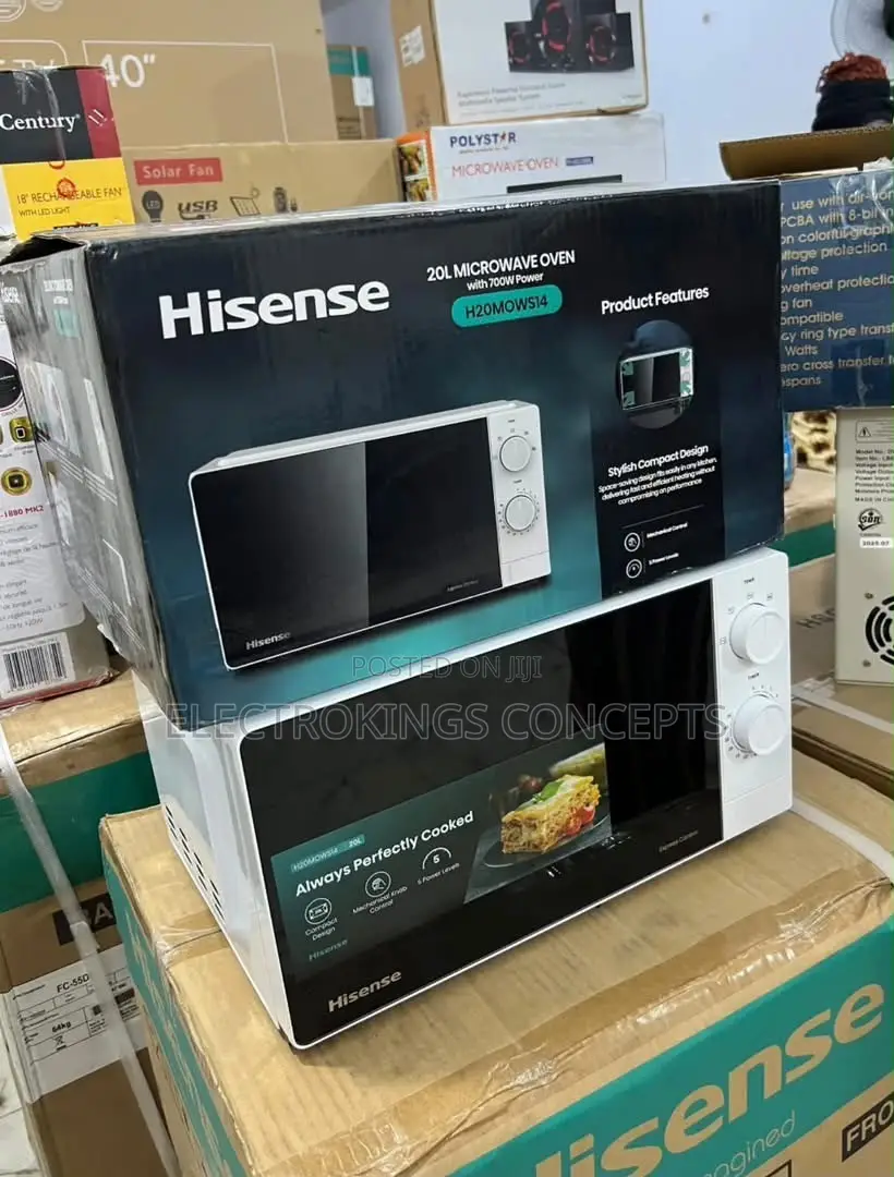Hisense 20 Liters Microwave | MWO 20mows10-H White