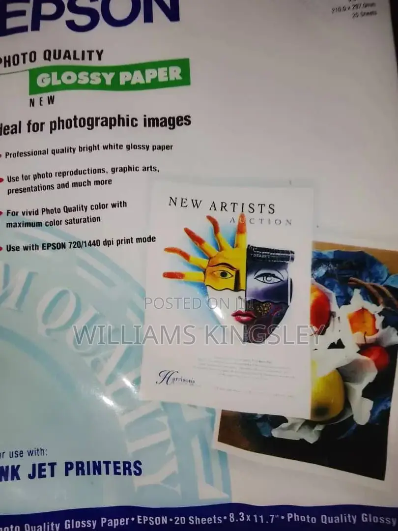Epson Photo Quality Glossy Paper A4 – 20 Sheets