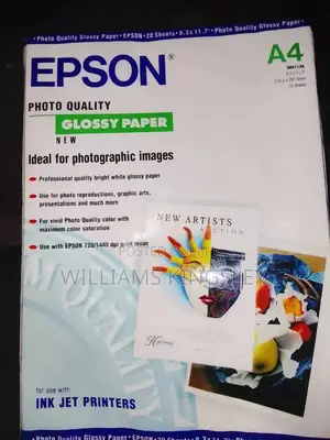 Epson Photo Quality Glossy Paper A4 – 20 Sheets