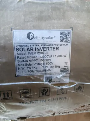 12kva 48volt Felicity Solar Inverter Ivem Hybrid