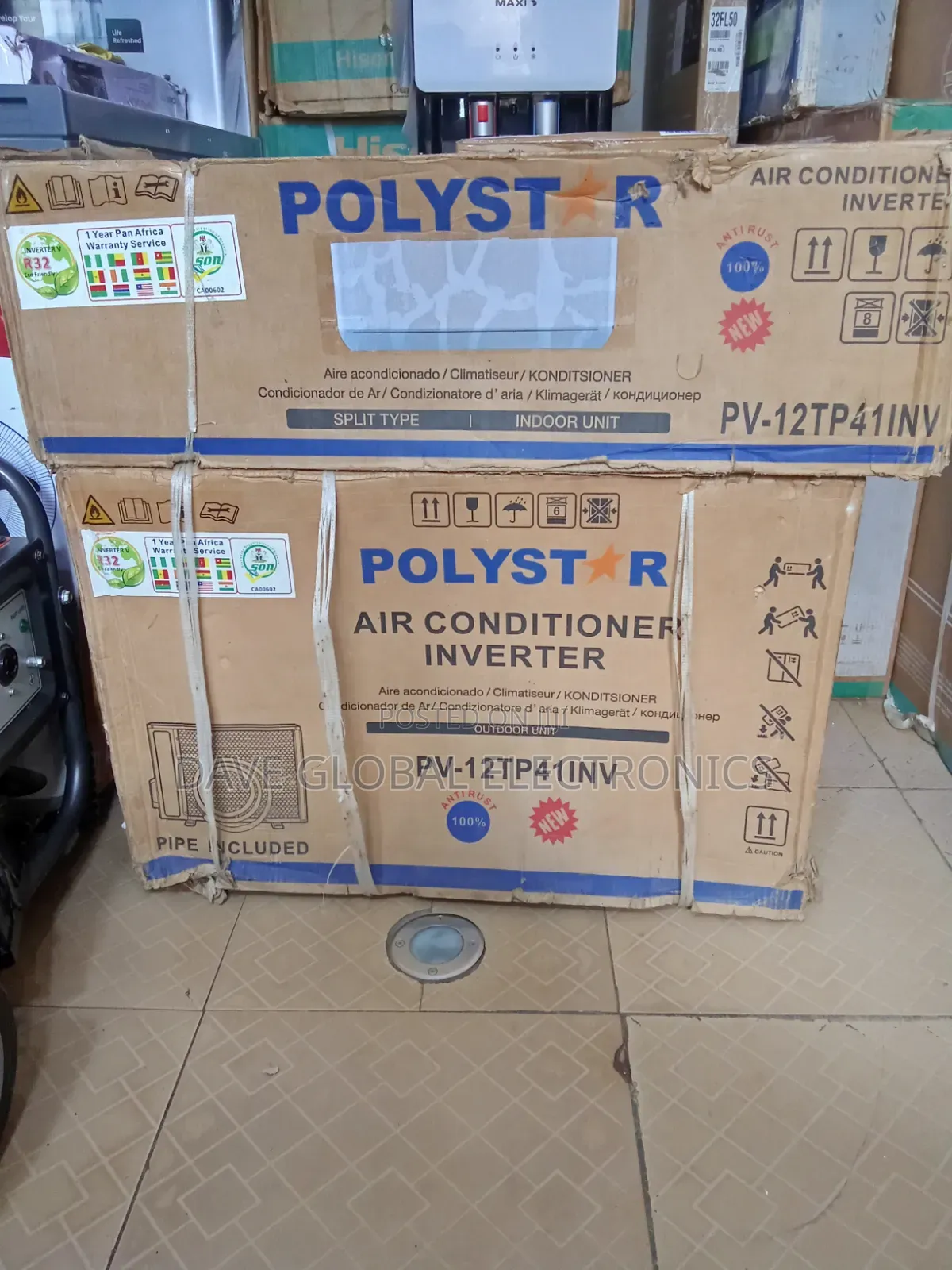 POLYSTAR Air Conditioner Indoor Split 1.5hp Inverter