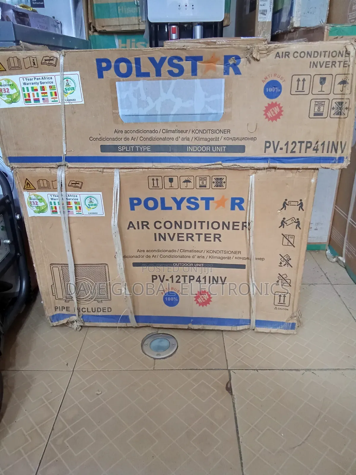 POLYSTAR Air Conditioner Indoor Split 1.5hp Inverter