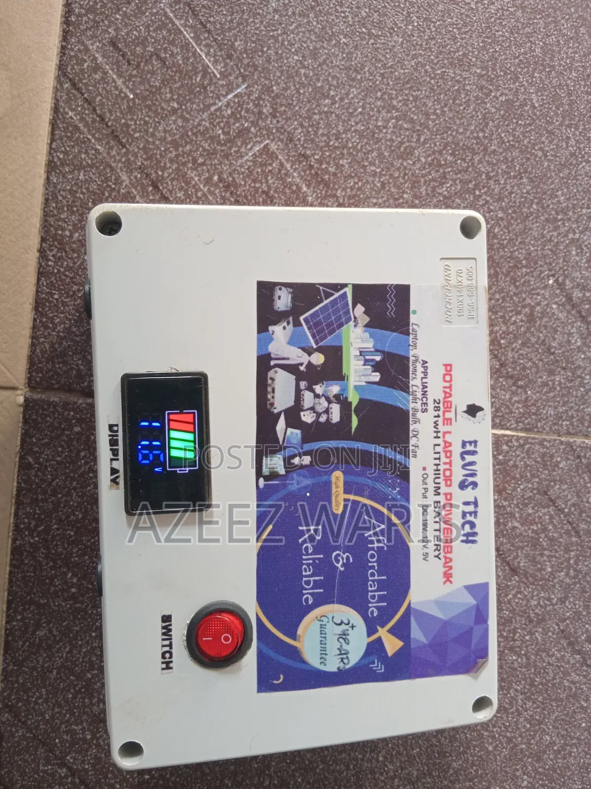281Wh Lithium Battery Power Tank
