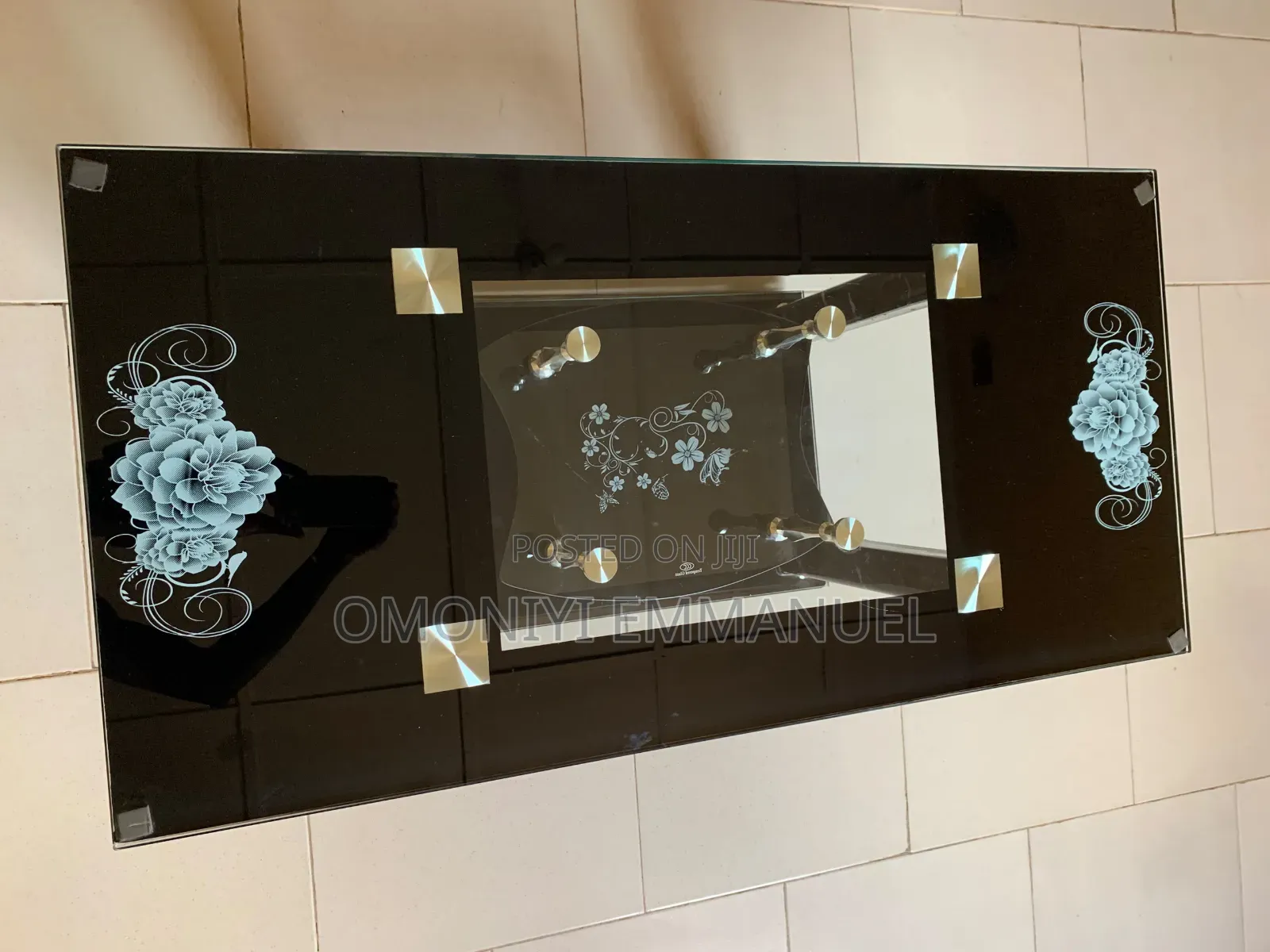 Tampered Rectangular Glass Centre Table