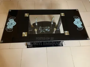 Tampered Rectangular Glass Centre Table