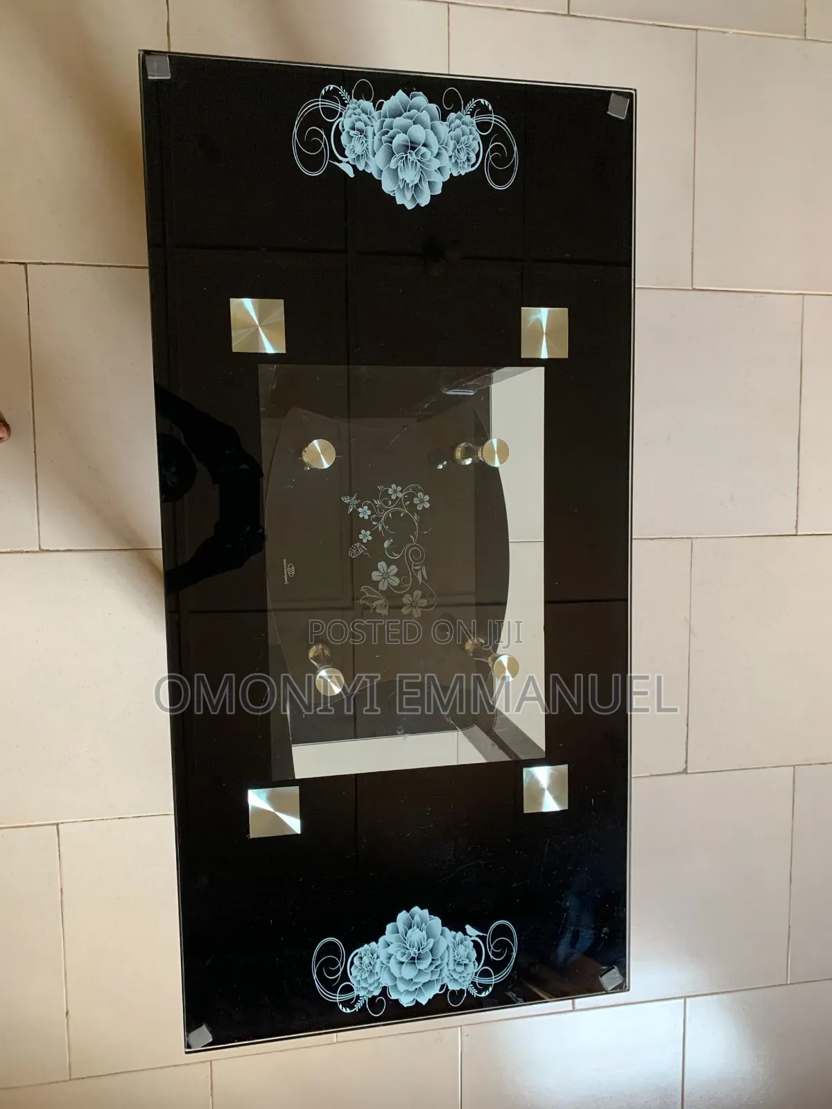 Tampered Rectangular Glass Centre Table