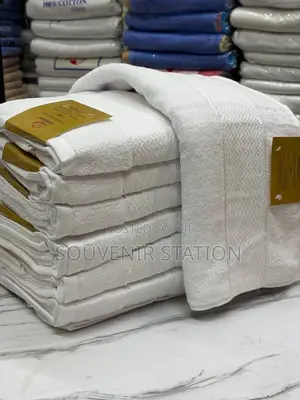 Bath Size Towels for Souvenirs, Coloured and White