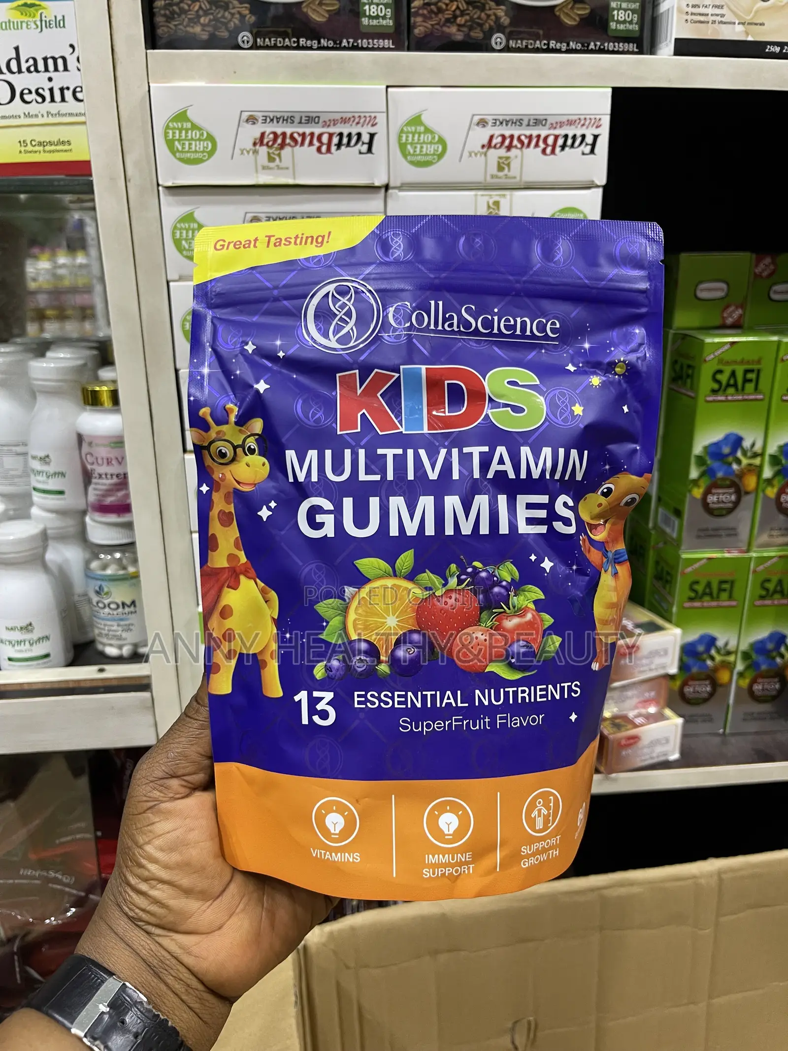 CollaScience Kids Multivitamin Gummies - 13 Essential Nutrients