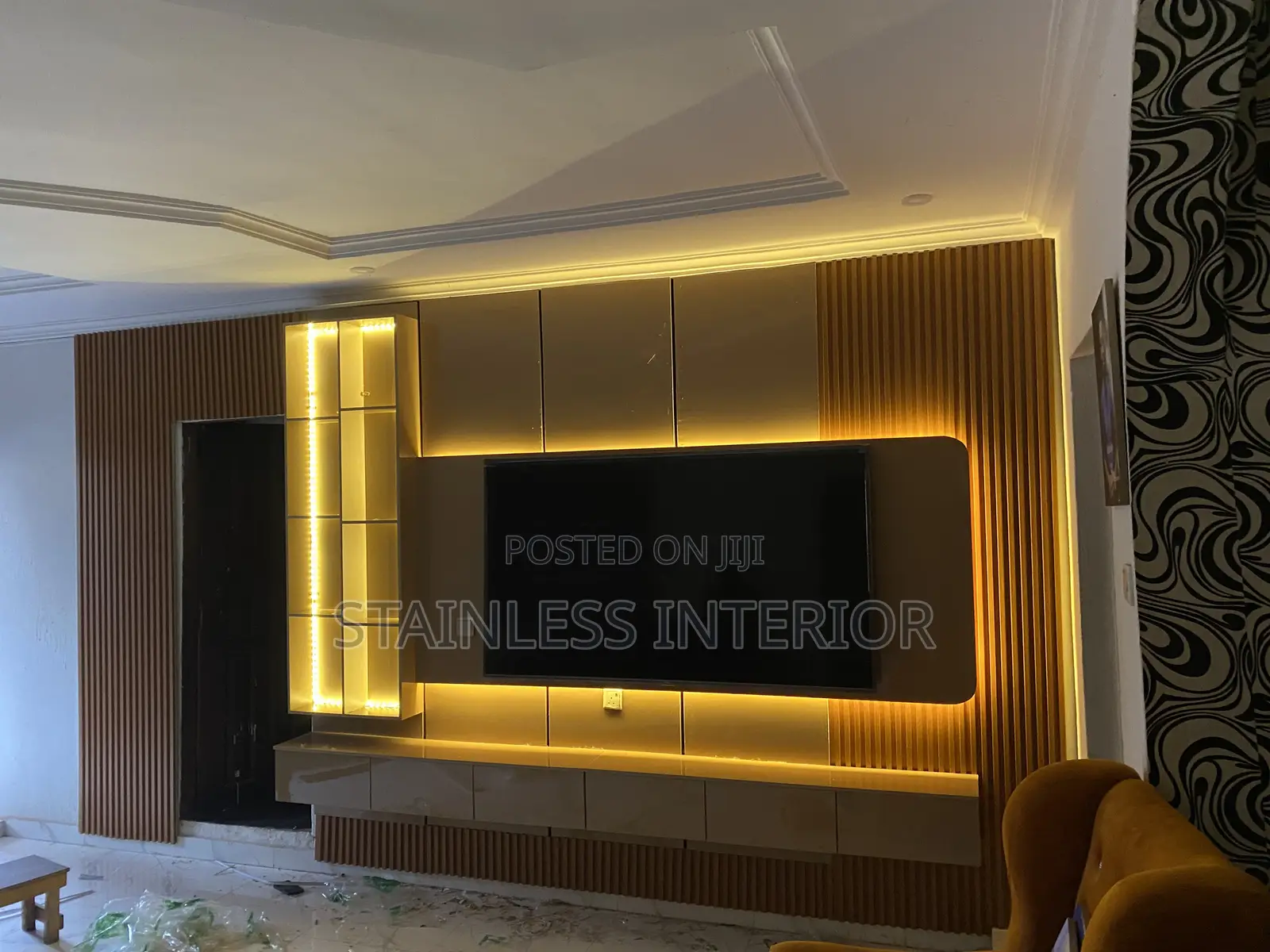 HDF Acrylic TV Console