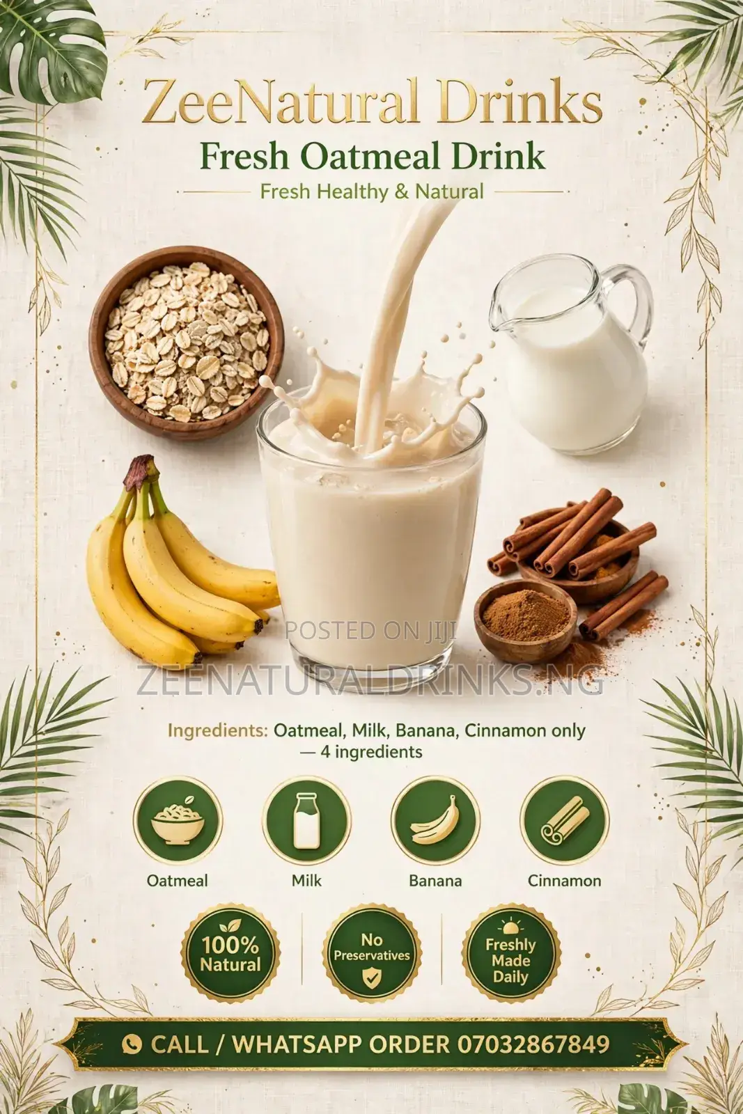 Drinks & Fresh Fruit Salad