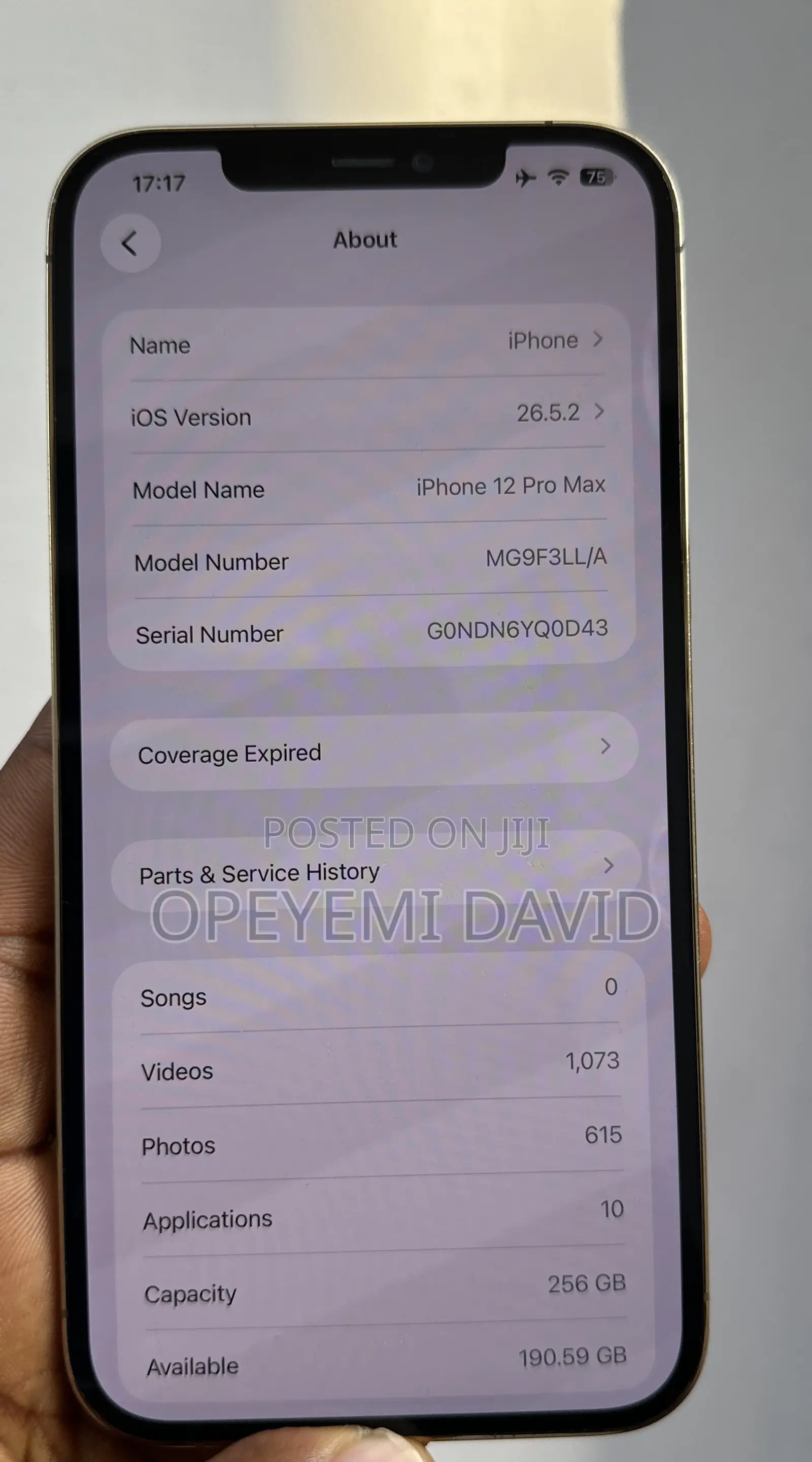 Apple iPhone 12 Pro Max 256 GB Gold