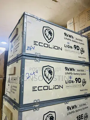 9kwh 51.2v Ecolion Solar Lithium Batteries Is Available