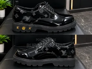 New Louis Vuitton Men's Double Sole Lace-Up Corporate Shoe - Size 47