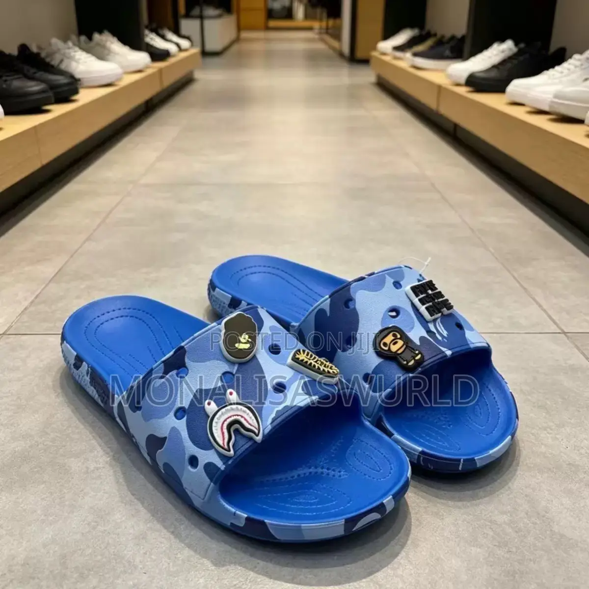 Camouflage Crocs Slide
