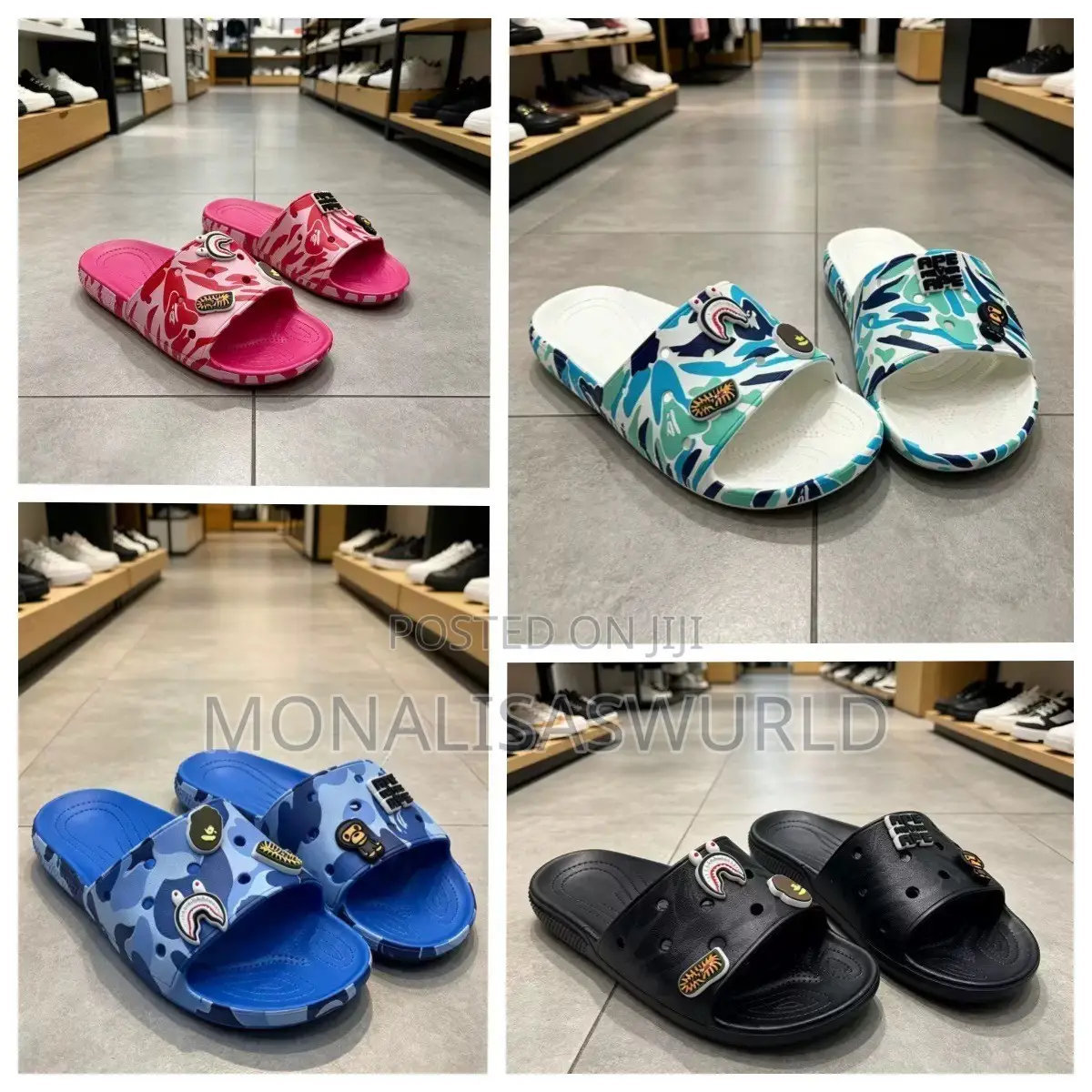 Camouflage Crocs Slide