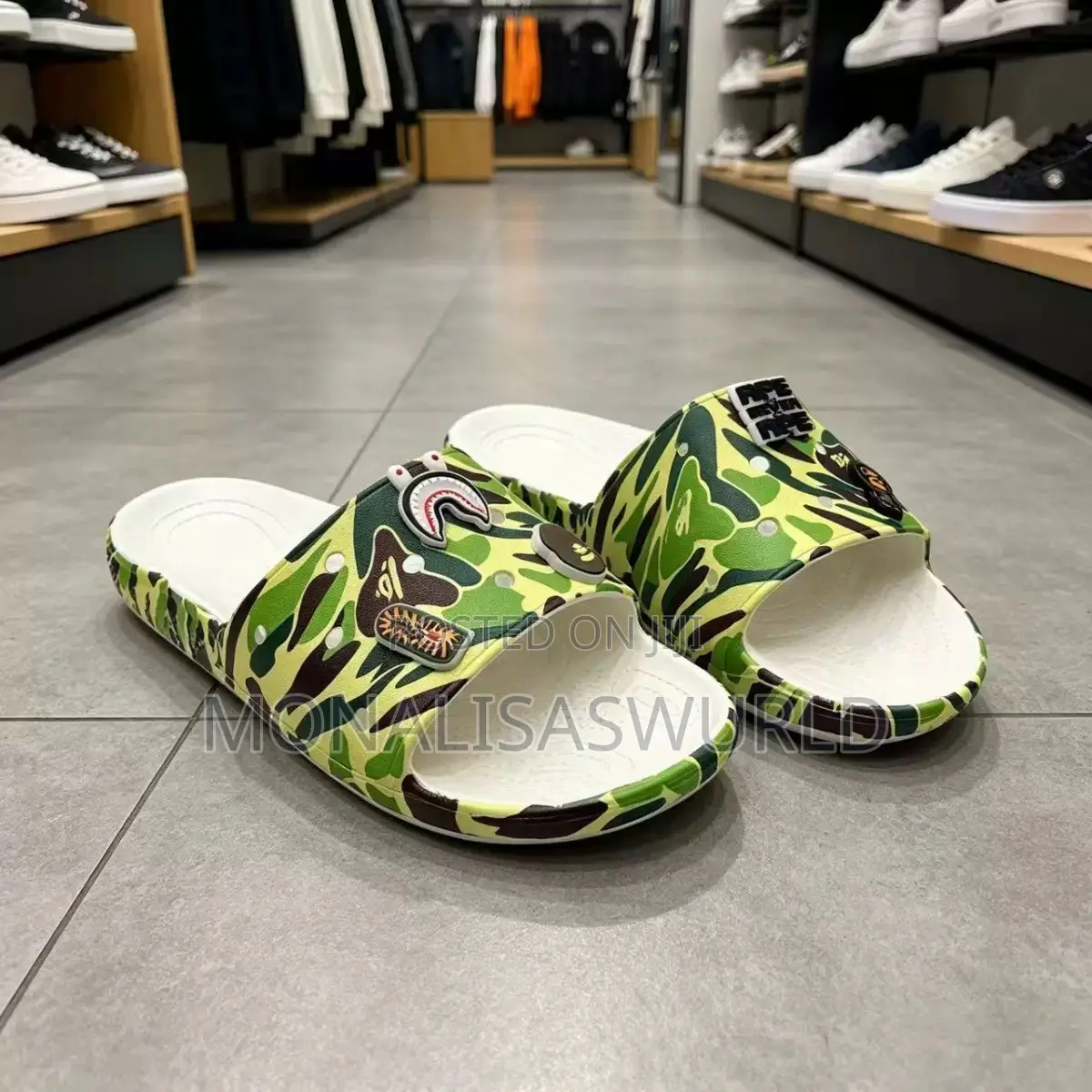 Camouflage Crocs Slide