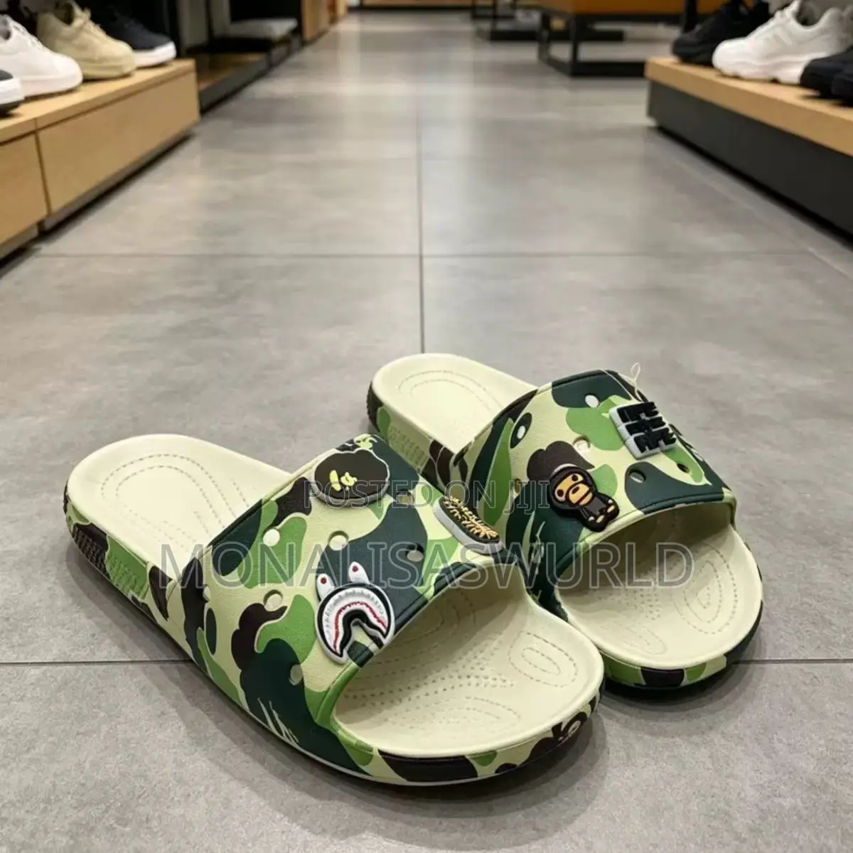 Camouflage Crocs Slide