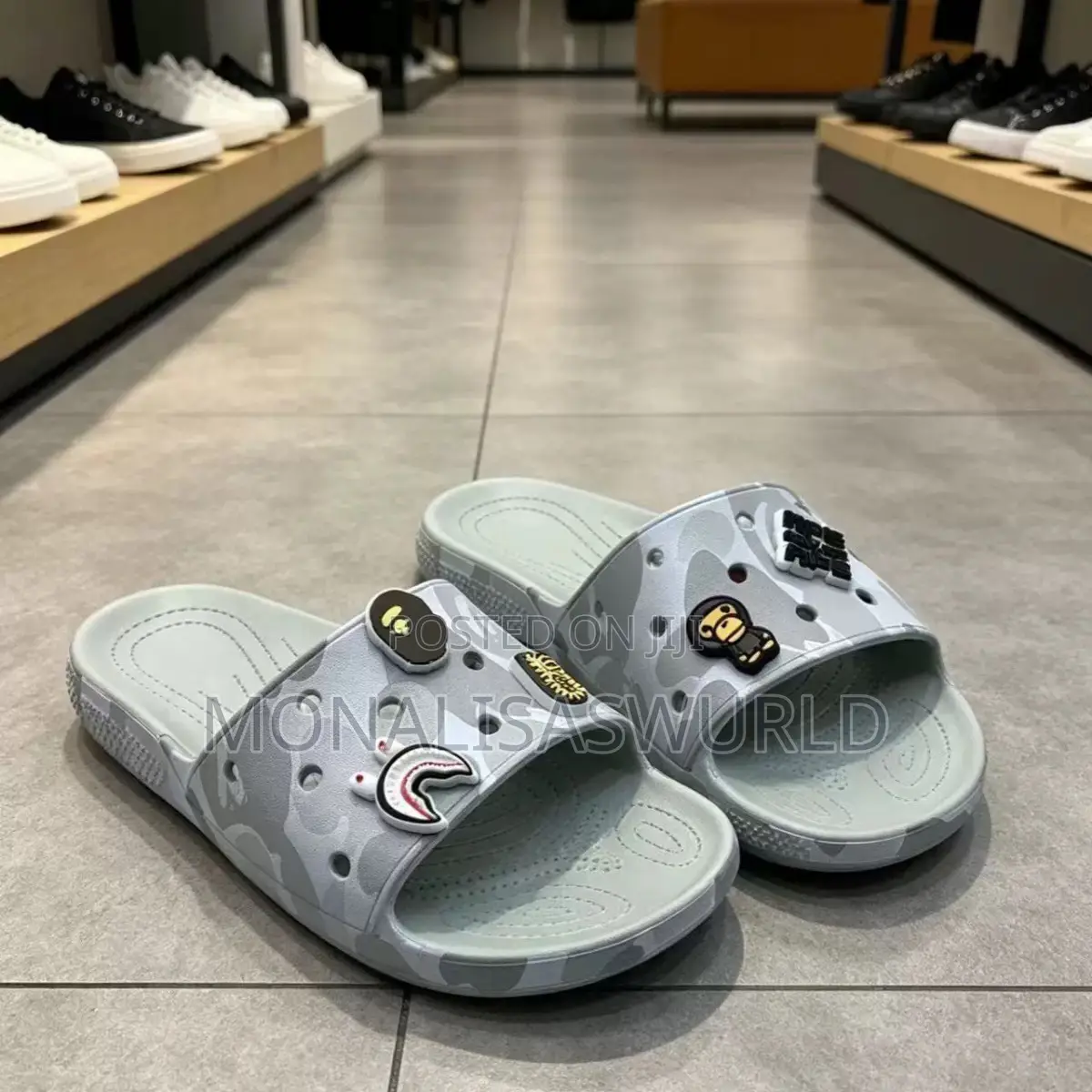 Camouflage Crocs Slide