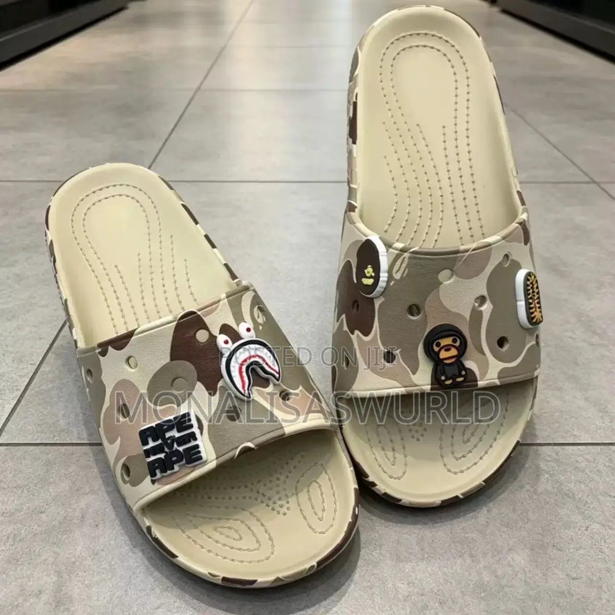 Camouflage Crocs Slide