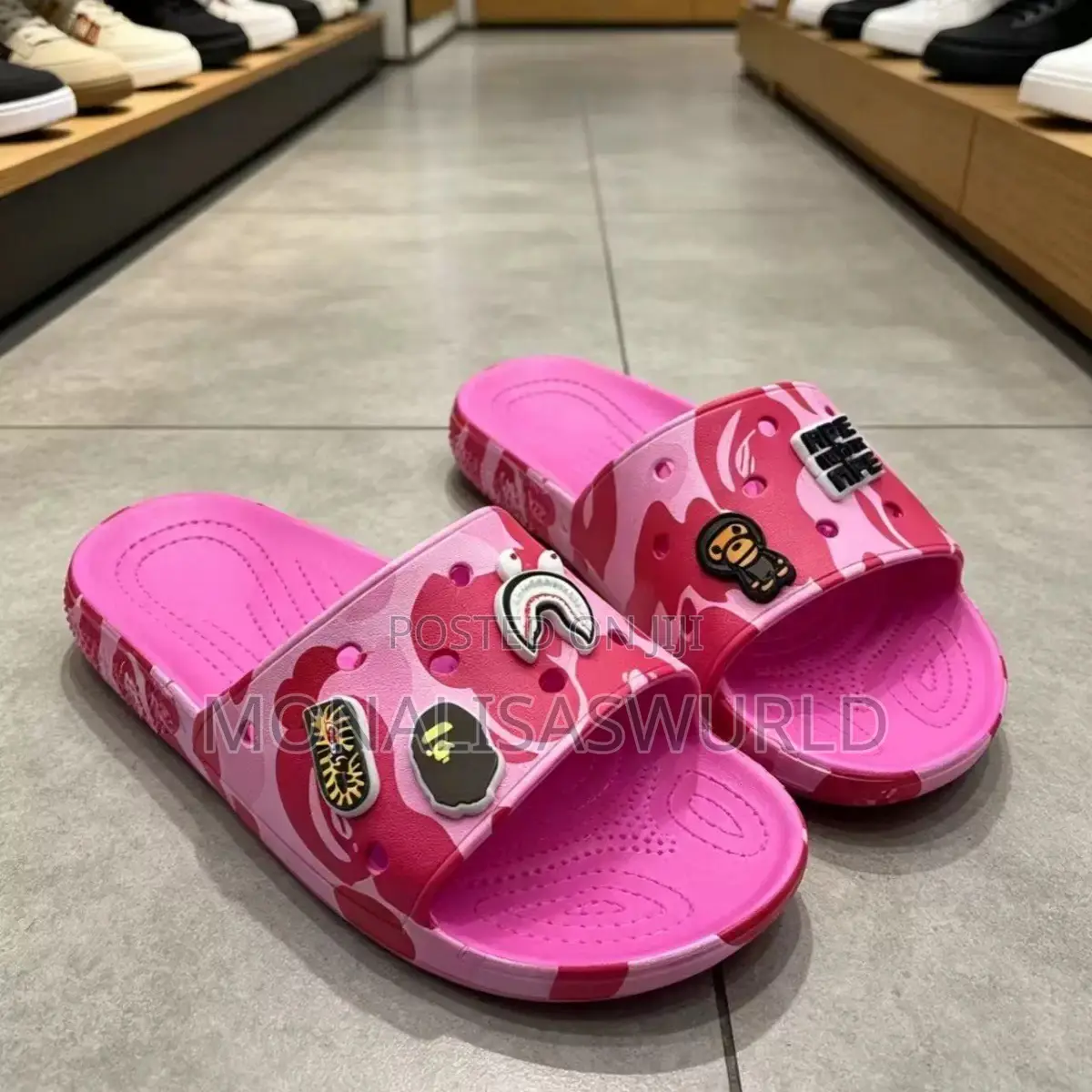 Camouflage Crocs Slide