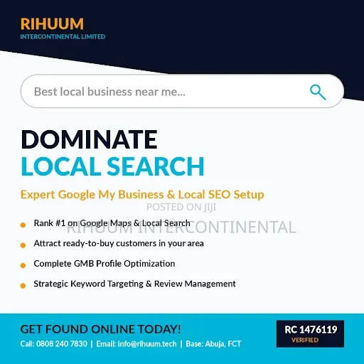 Rank #1 on Google: Local SEO & GMB Setup