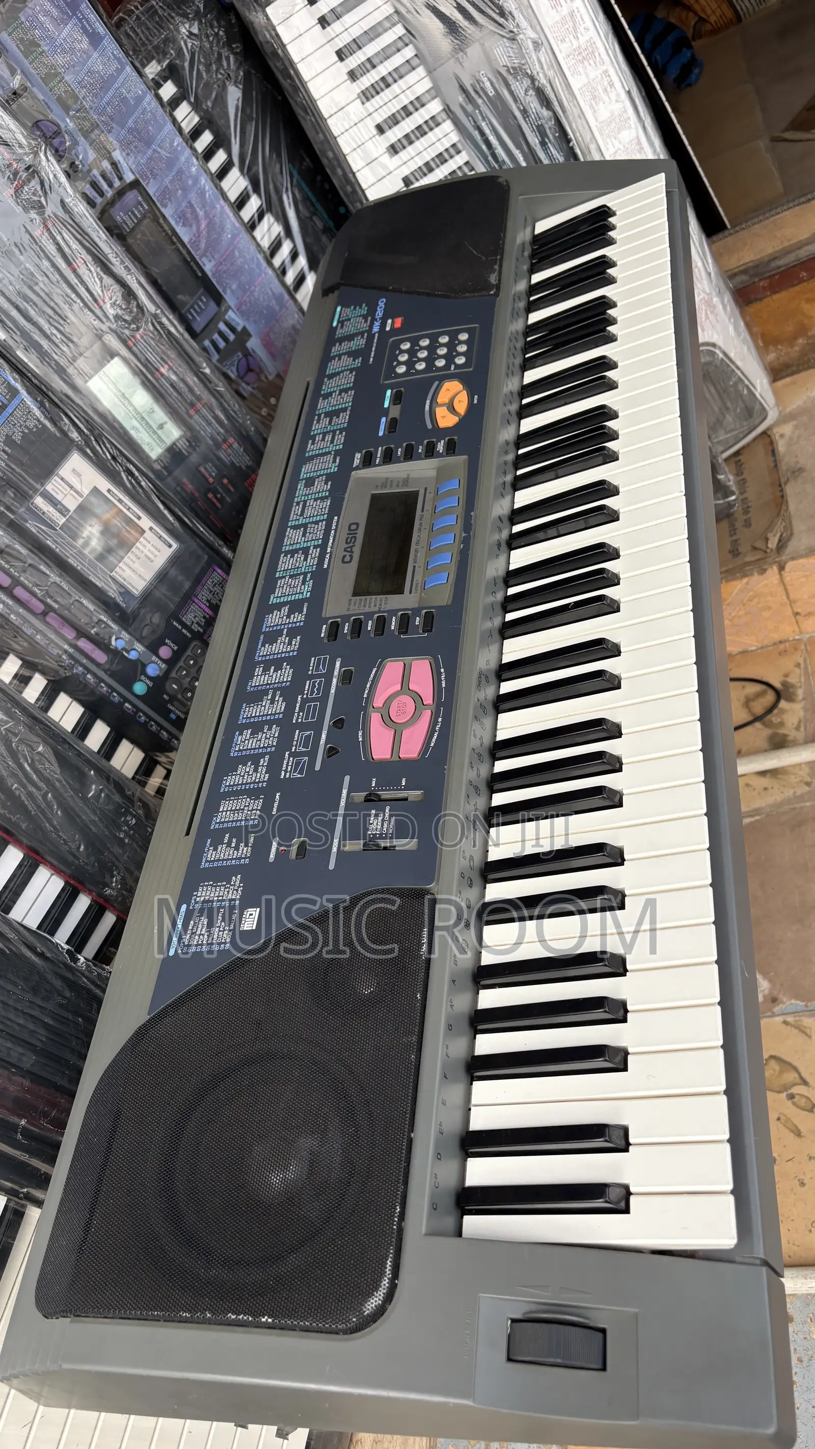 Professional Casio Wk1200 Keyboard With Pitchbend Wheel