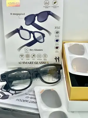 AI 4k Video Recording Smart Glasses With Bluetooth Audio and Dual Lens