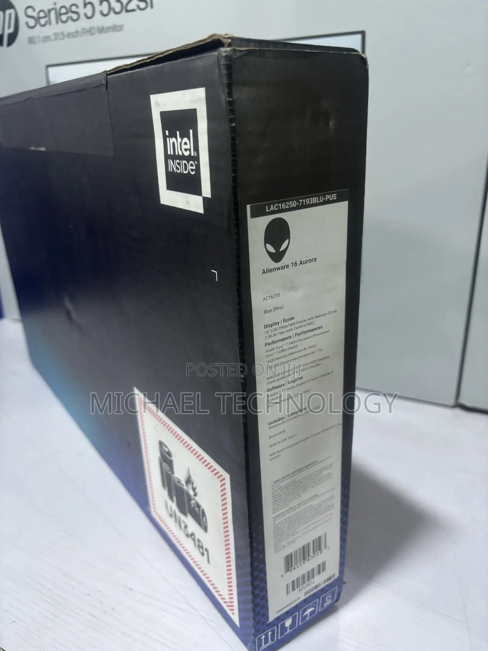 New Laptop Dell Alienware Aurora 16 16GB Intel Core 7 SSD 1T
