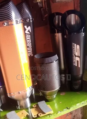 Original Tail-End Carbon Fiber Akrophobic Power Bike Exhaust