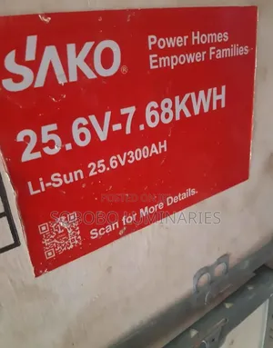 Sako Solar Lithium Battery 7.68kwh 24v